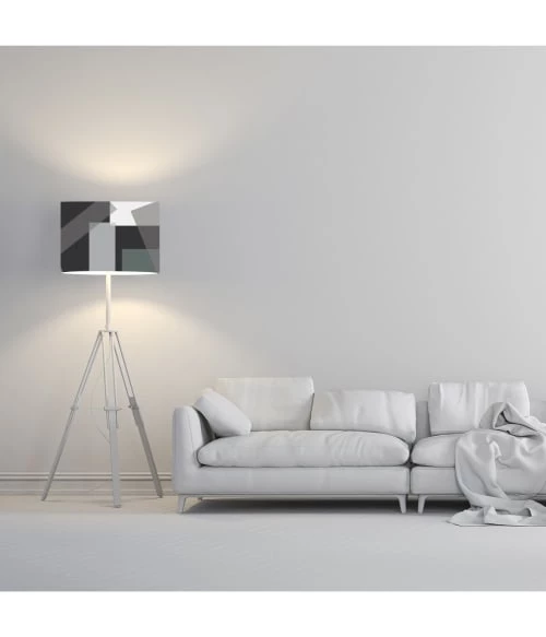 Abat-jours Lampadaires Abat-jour Art Deco Black T 40 X H 27 4 Abat-jours Lampadaires Abat-jour Art Deco Black T 40 X H 27 – Image 2