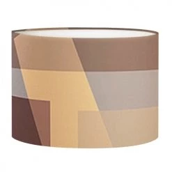 Abat-jours Lampadaires Abat-jour Art Deco Brown T 40 X H 27