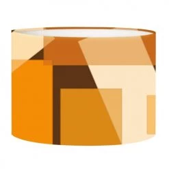 Abat-jours Lampadaires Abat-jour Art Deco Orange T 40 X H 27