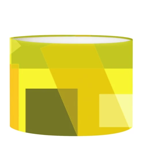 Abat-jours Lampadaires Abat-jour Art Deco Yellow T 40 X H 27 3 Abat-jours Lampadaires Abat-jour Art Deco Yellow T 40 X H 27