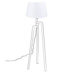 Maisons Du Monde Lampadaires Abat-jour Blanc -Lampadaires || Lustres || Guirlandes et décorations lumineuses Soldes abat jour blanc so me 1000 14 32 197775 1 1