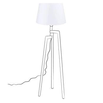 Maisons Du Monde Lampadaires Abat-jour En Velours Gris 6 Maisons Du Monde Lampadaires Abat-jour En Velours Gris – Image 4