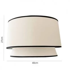 Abat-jours Lampadaires Abat-jour Cleo Blanc T 40 X H 27 7 Abat-jours Lampadaires Abat-jour Cleo Blanc T 40 X H 27 -Lampadaires || Lustres || Guirlandes et décorations lumineuses Soldes abat jour cleo blanc t 40 x h 27 2