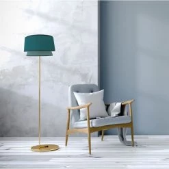 Abat-jours Lampadaires Abat-jour Cleo Bleu T 40 X H 27 6 Abat-jours Lampadaires Abat-jour Cleo Bleu T 40 X H 27 -Lampadaires || Lustres || Guirlandes et décorations lumineuses Soldes abat jour cleo bleu t 40 x h 27 1