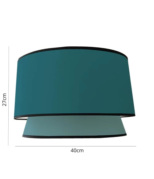 Abat-jours Lampadaires Abat-jour Cleo Bleu T 40 X H 27 5 Abat-jours Lampadaires Abat-jour Cleo Bleu T 40 X H 27 – Image 3