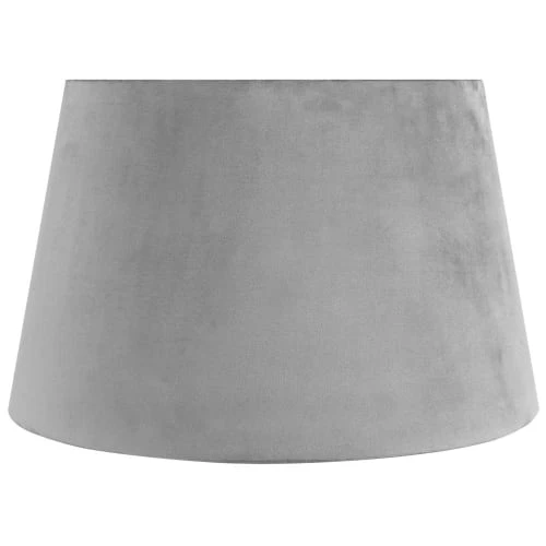 Maisons Du Monde Lampadaires Abat-jour En Velours Gris 4 Maisons Du Monde Lampadaires Abat-jour En Velours Gris – Image 2
