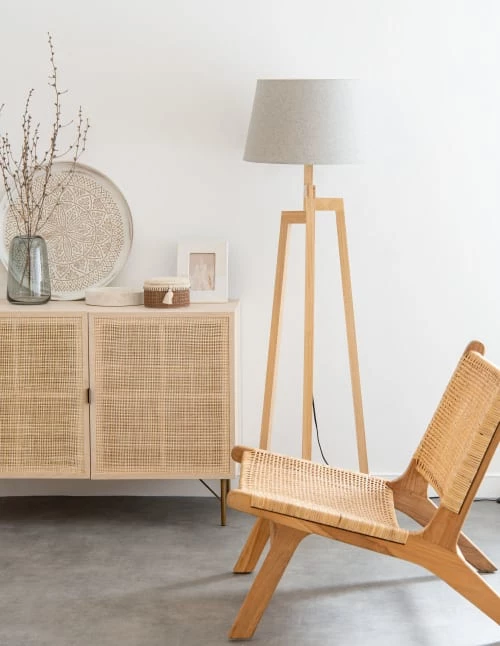 Maisons Du Monde Lampadaires Abat-jour Gris Clair 6 Maisons Du Monde Lampadaires Abat-jour Gris Clair – Image 4