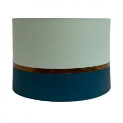 Abat-jours Lampadaires Abat-jour Lampadaire Bicolore Bleu Vert T 45 X H 28 -Lampadaires || Lustres || Guirlandes et décorations lumineuses Soldes abat jour lampadaire bicolore bleu vert t 45 x h 28 2
