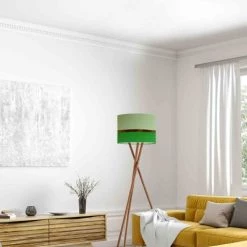 Abat-jours Lampadaires Abat-jour Lampadaire Bicolore Vert électrique T 45 X H 28 -Lampadaires || Lustres || Guirlandes et décorations lumineuses Soldes abat jour lampadaire bicolore vert electrique t 45 x h 28 1