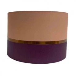 Abat-jours Lampadaires Abat-jour Lampadaire Bicolore Violet Et Rose T 45 X H 28 -Lampadaires || Lustres || Guirlandes et décorations lumineuses Soldes abat jour lampadaire bicolore violet et rose t 45 x h 28 2