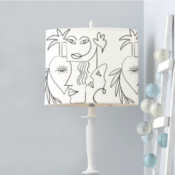 Abat-jours Lampadaires Abat-jour Lampadaire BOHO T 45 X H 25 -Lampadaires || Lustres || Guirlandes et décorations lumineuses Soldes abat jour lampadaire boho t 45 x h 25 2