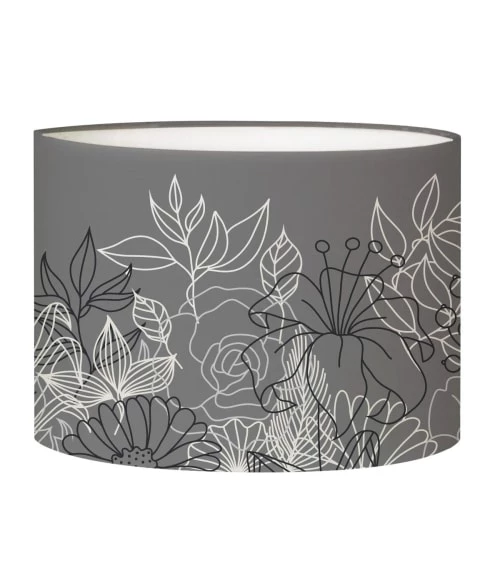 Abat-jours Lampadaires Abat-jour Lampadaire Bouquet Gris T 45 X H 25 3 Abat-jours Lampadaires Abat-jour Lampadaire Bouquet Gris T 45 X H 25