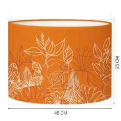 Abat-jours Lampadaires Abat-jour Lampadaire Bouquet Mandarine T 45 X H 25 10 Abat-jours Lampadaires Abat-jour Lampadaire Bouquet Mandarine T 45 X H 25 -Lampadaires || Lustres || Guirlandes et décorations lumineuses Soldes abat jour lampadaire bouquet mandarine t 45 x h 25 1