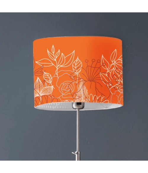 Abat-jours Lampadaires Abat-jour Lampadaire Bouquet Mandarine T 45 X H 25 7 Abat-jours Lampadaires Abat-jour Lampadaire Bouquet Mandarine T 45 X H 25 – Image 5