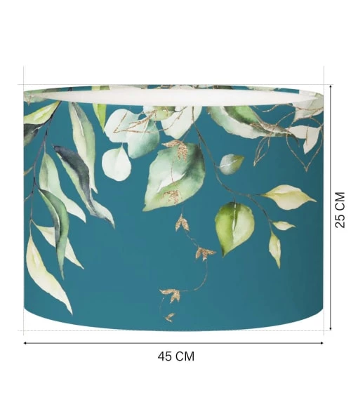 Abat-jours Lampadaires Abat-jour Lampadaire Branche Bleu Canard T 45 X H 25 5 Abat-jours Lampadaires Abat-jour Lampadaire Branche Bleu Canard T 45 X H 25 – Image 3