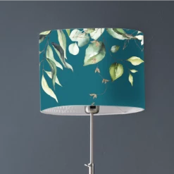 Abat-jours Lampadaires Abat-jour Lampadaire Branche Bleu Canard T 45 X H 25 12 Abat-jours Lampadaires Abat-jour Lampadaire Branche Bleu Canard T 45 X H 25 -Lampadaires || Lustres || Guirlandes et décorations lumineuses Soldes abat jour lampadaire branche bleu canard t 45 x h 25 2