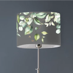 Abat-jours Lampadaires Abat-jour Lampadaire Branche Gris T 45 X H 25 -Lampadaires || Lustres || Guirlandes et décorations lumineuses Soldes abat jour lampadaire branche gris t 45 x h 25 2