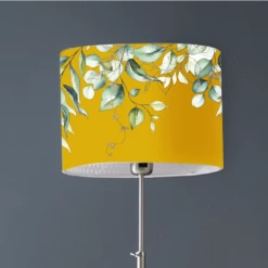 Abat-jours Lampadaires Abat-jour Lampadaire Branche Jaune Moutarde T 45 X H 25 -Lampadaires || Lustres || Guirlandes et décorations lumineuses Soldes abat jour lampadaire branche jaune moutarde t 45 x h 25 2