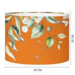 Abat-jours Lampadaires Abat-jour Lampadaire Branche Mandarine T 45 X H 25 -Lampadaires || Lustres || Guirlandes et décorations lumineuses Soldes abat jour lampadaire branche mandarine t 45 x h 25 4