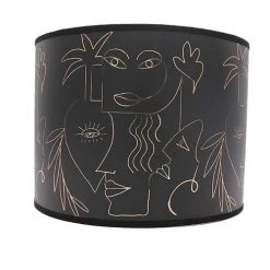 Abat-jours Lampadaires Abat-jour Lampadaire Cuivre Boho T 40 X H 25 -Lampadaires || Lustres || Guirlandes et décorations lumineuses Soldes abat jour lampadaire cuivre boho t 40 x h 25 2