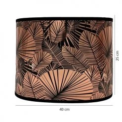 Abat-jours Lampadaires Abat-jour Lampadaire Cuivre Palmier T 40 X H 25 9 Abat-jours Lampadaires Abat-jour Lampadaire Cuivre Palmier T 40 X H 25 -Lampadaires || Lustres || Guirlandes et décorations lumineuses Soldes abat jour lampadaire cuivre palmier t 40 x h 25 3