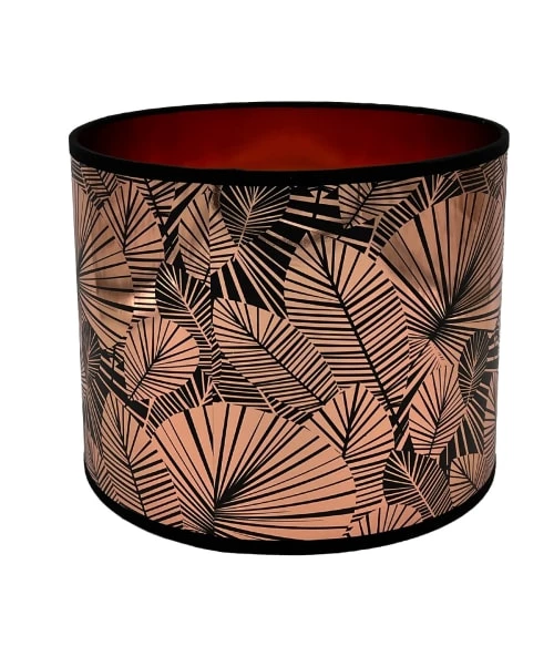 Abat-jours Lampadaires Abat-jour Lampadaire Cuivre Palmier T 40 X H 25 3 Abat-jours Lampadaires Abat-jour Lampadaire Cuivre Palmier T 40 X H 25
