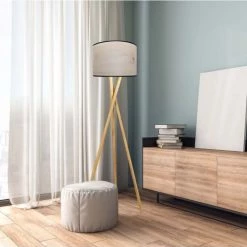 Abat-jours Lampadaires Abat-jour Lampadaire Effet Bois Chêne T 35 X H 20 6 Abat-jours Lampadaires Abat-jour Lampadaire Effet Bois Chêne T 35 X H 20 -Lampadaires || Lustres || Guirlandes et décorations lumineuses Soldes abat jour lampadaire effet bois chene t 35 x h 20 1