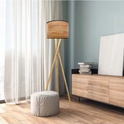 Abat-jours Lampadaires Abat-jour Lampadaire Effet Bois Noyer T 35 X H 20 6 Abat-jours Lampadaires Abat-jour Lampadaire Effet Bois Noyer T 35 X H 20 -Lampadaires || Lustres || Guirlandes et décorations lumineuses Soldes abat jour lampadaire effet bois noyer t 35 x h 20 1