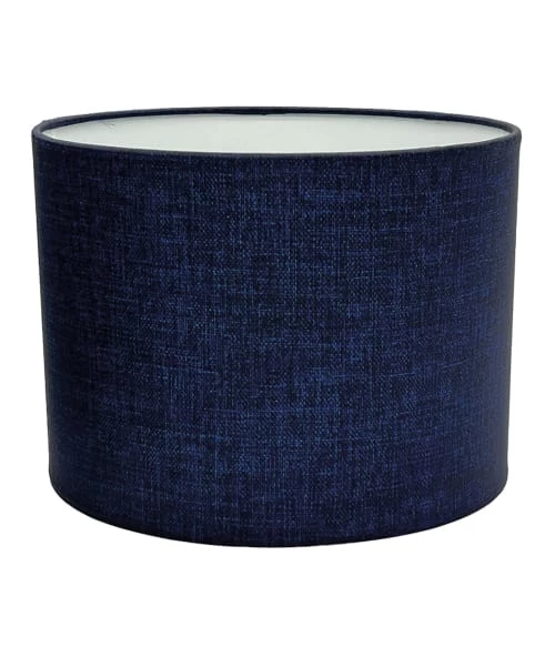 Abat-jours Lampadaires Abat-jour Lampadaire Effet Lin Bleu Foncé T 35 X H 20 3 Abat-jours Lampadaires Abat-jour Lampadaire Effet Lin Bleu Foncé T 35 X H 20