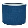 Abat-jours Lampadaires Abat-jour Lampadaire Effet Lin Bleu T 35 X H 20 -Lampadaires || Lustres || Guirlandes et décorations lumineuses Soldes abat jour lampadaire effet lin bleu t 35 x h 20