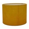 Abat-jours Lampadaires Abat-jour Lampadaire Effet Lin Jaune T 35 X H 20 -Lampadaires || Lustres || Guirlandes et décorations lumineuses Soldes abat jour lampadaire effet lin jaune t 35 x h 20