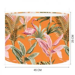 Abat-jours Lampadaires Abat-jour Lampadaire Flamand Mandarine T 45 X H 25 10 Abat-jours Lampadaires Abat-jour Lampadaire Flamand Mandarine T 45 X H 25 -Lampadaires || Lustres || Guirlandes et décorations lumineuses Soldes abat jour lampadaire flamand mandarine t 45 x h 25 1