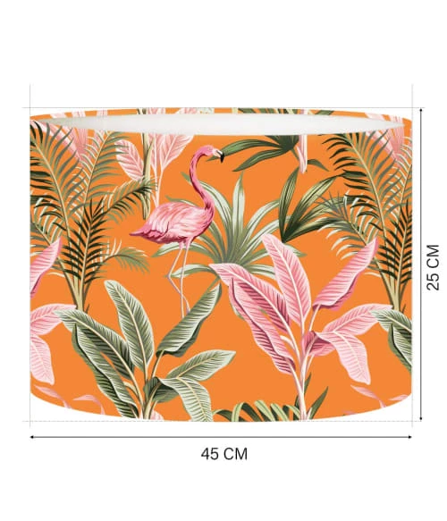 Abat-jours Lampadaires Abat-jour Lampadaire Flamand Mandarine T 45 X H 25 5 Abat-jours Lampadaires Abat-jour Lampadaire Flamand Mandarine T 45 X H 25 – Image 3