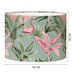 Abat-jours Lampadaires Abat-jour Lampadaire Flamand Vert Olive T 45 X H 25 -Lampadaires || Lustres || Guirlandes et décorations lumineuses Soldes abat jour lampadaire flamand vert olive t 45 x h 25 1