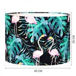 Abat-jours Lampadaires Abat-jour Lampadaire Flamio T 40 X H 25 -Lampadaires || Lustres || Guirlandes et décorations lumineuses Soldes abat jour lampadaire flamio t 40 x h 25 3