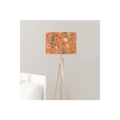 Abat-jours Lampadaires Abat-jour Lampadaire Fleur Orange Acidulé T 45 X H 25 -Lampadaires || Lustres || Guirlandes et décorations lumineuses Soldes abat jour lampadaire fleur orange acidule t 45 x h 25 2