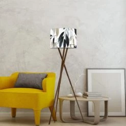 Abat-jours Lampadaires Abat-jour Lampadaire Floral Losar T 45 X H 25 -Lampadaires || Lustres || Guirlandes et décorations lumineuses Soldes abat jour lampadaire floral losar t 45 x h 25 1