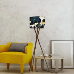 Abat-jours Lampadaires Abat-jour Lampadaire Floral Mendan T 45 X H 25 -Lampadaires || Lustres || Guirlandes et décorations lumineuses Soldes abat jour lampadaire floral mendan t 45 x h 25 1