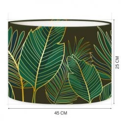 Abat-jours Lampadaires Abat-jour Lampadaire Floral Tawa T 45 X H 25 -Lampadaires || Lustres || Guirlandes et décorations lumineuses Soldes abat jour lampadaire floral tawa t 45 x h 25 3