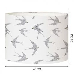 Abat-jours Lampadaires Abat-jour Lampadaire Hirondelle T 45 X H 25 9 Abat-jours Lampadaires Abat-jour Lampadaire Hirondelle T 45 X H 25 -Lampadaires || Lustres || Guirlandes et décorations lumineuses Soldes abat jour lampadaire hirondelle t 45 x h 25 1