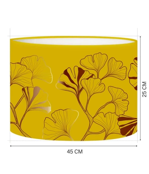 Abat-jours Lampadaires Abat-jour Lampadaire Iris Jaune Moutarde T 45 X H 25 5 Abat-jours Lampadaires Abat-jour Lampadaire Iris Jaune Moutarde T 45 X H 25 – Image 3