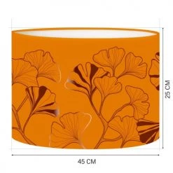 Abat-jours Lampadaires Abat-jour Lampadaire Iris Mandarine T 45 X H 25 -Lampadaires || Lustres || Guirlandes et décorations lumineuses Soldes abat jour lampadaire iris mandarine t 45 x h 25 1