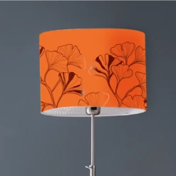Abat-jours Lampadaires Abat-jour Lampadaire Iris Mandarine T 45 X H 25 -Lampadaires || Lustres || Guirlandes et décorations lumineuses Soldes abat jour lampadaire iris mandarine t 45 x h 25 2