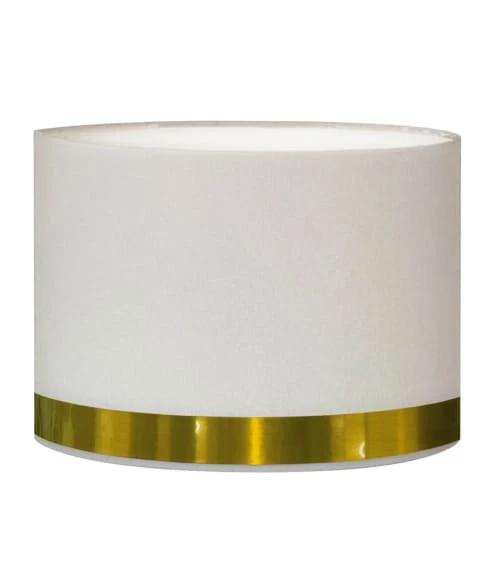 Abat-jours Lampadaires Abat-jour Lampadaire Jonc Blanc Et Or T 45 X H 25 3 Abat-jours Lampadaires Abat-jour Lampadaire Jonc Blanc Et Or T 45 X H 25