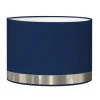 Abat-jours Lampadaires Abat-jour Lampadaire Jonc Bleu Et Aluminium T 45 X H 25 -Lampadaires || Lustres || Guirlandes et décorations lumineuses Soldes abat jour lampadaire jonc bleu et aluminium t 45 x h 25