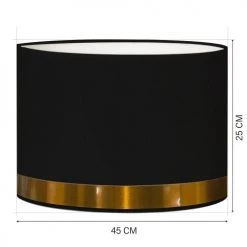 Abat-jours Lampadaires Abat-jour Lampadaire Jonc Noir Et Cuivre T 45 X H 25 7 Abat-jours Lampadaires Abat-jour Lampadaire Jonc Noir Et Cuivre T 45 X H 25 -Lampadaires || Lustres || Guirlandes et décorations lumineuses Soldes abat jour lampadaire jonc noir et cuivre t 45 x h 25 2