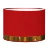 Abat-jours Lampadaires Abat-jour Lampadaire Jonc Rouge Et Cuivre T 45 X H 25 -Lampadaires || Lustres || Guirlandes et décorations lumineuses Soldes abat jour lampadaire jonc rouge et cuivre t 45 x h 25
