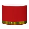 Abat-jours Lampadaires Abat-jour Lampadaire Jonc Rouge Et Or T 45 X H 25 -Lampadaires || Lustres || Guirlandes et décorations lumineuses Soldes abat jour lampadaire jonc rouge et or t 45 x h 25