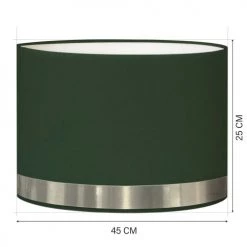 Abat-jours Lampadaires Abat-jour Lampadaire Jonc Vert Et Aluminium T 45 X H 25 -Lampadaires || Lustres || Guirlandes et décorations lumineuses Soldes abat jour lampadaire jonc vert et aluminium t 45 x h 25 2