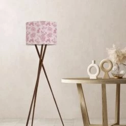 Abat-jours Lampadaires Abat-jour Lampadaire Juliette T 40 X H 25 -Lampadaires || Lustres || Guirlandes et décorations lumineuses Soldes abat jour lampadaire juliette t 40 x h 25 1